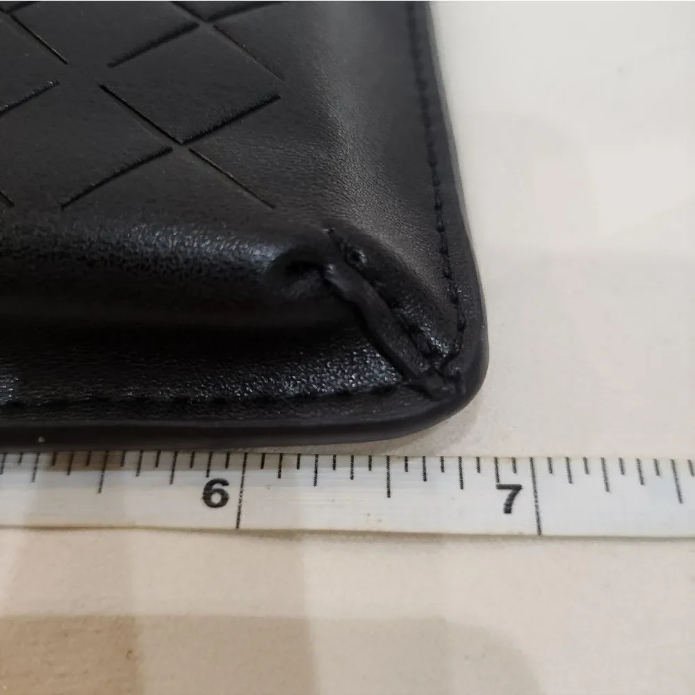 Coco Crush Black Leather Phone Case with Chain